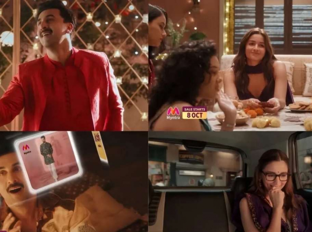 Myntra enlists Bollywood icons Alia Bhatt and Ranbir Kapoor for festive campaign